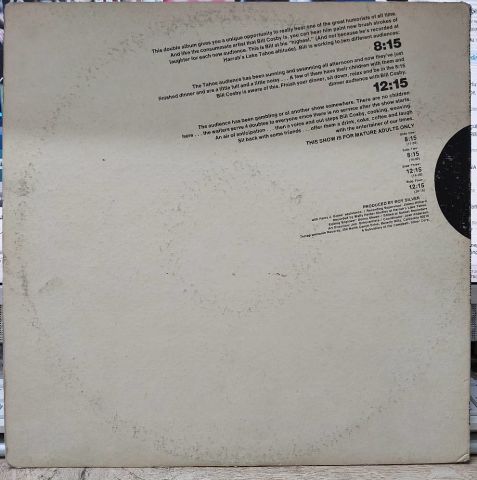 Bill Cosby – Bill Cosby 8:15 12:15 LP PLAK
