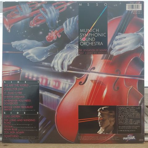 Munich Symphonic Sound Orchestra – The Sensation Of Sound - Pop Goes Classic LP PLAK