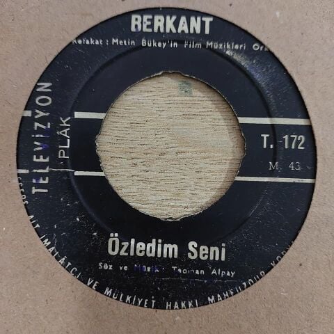 BERKANT - SAMANYOLU 45LİK PLAK