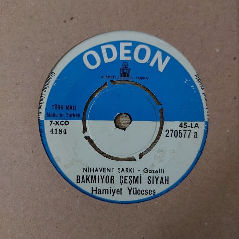 Hamiyet Yüceses – Bakmıyor Çesmi Siyah / Koparan Sinemi 45LİK PLAK