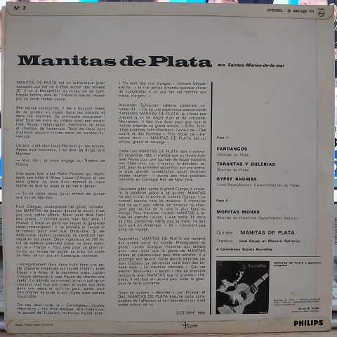 Manitas De Plata – N°2 ''Aux Saintes-Maries De La Mer'' LP PLAK