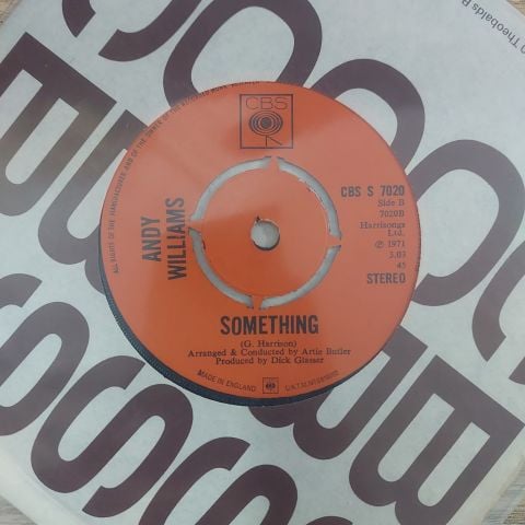 Andy Williams – Love Story (Where Do I Begin) 45LİK PLAK