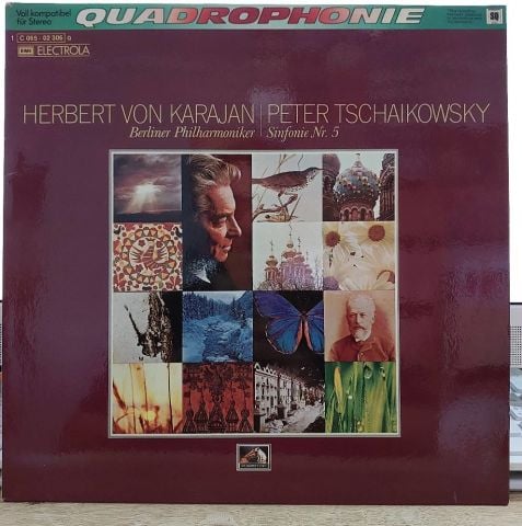 Herbert von Karajan, Peter Tschaikowsky*, Berliner Philharmoniker – Sinfonie Nr.5 E-Moll Op.64 LP PLAK