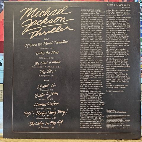 Michael Jackson – Thriller LP PLAK
