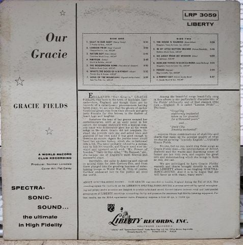 Gracie Fields – Our Gracie LP PLAK