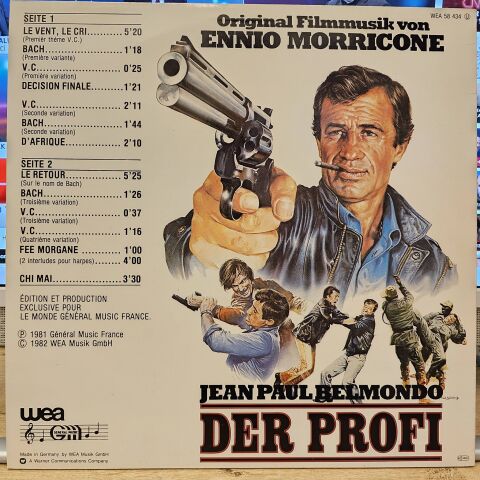 Ennio Morricone – Der Profi LP PLAK