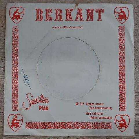 BERKANT - YİNE YALNIZIM 45LİK PLAK