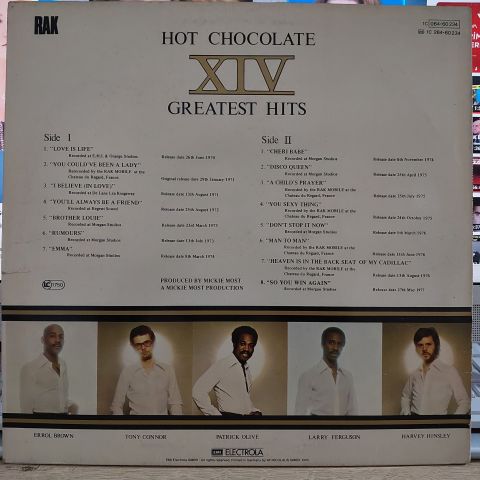 Hot Chocolate – XIV Greatest Hits LP PLAK