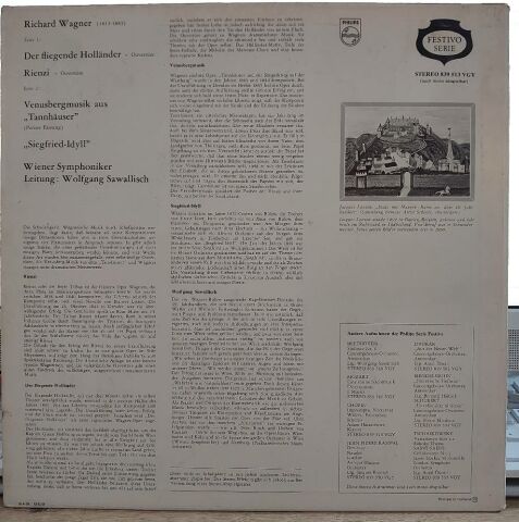 Wagner* - Wiener Symphoniker / Wolfgang Sawallisch – Wagner Ouvertüren LP PLAK