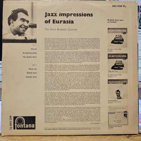 The Dave Brubeck Quartet – Jazz Impressions Of Eurasia LP PLAK