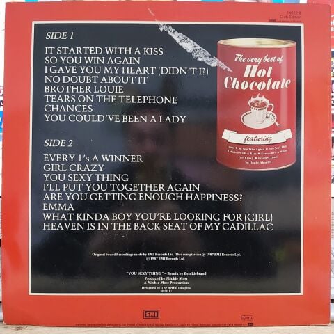 Hot Chocolate – The Very Best Of Hot Chocolate LP PLAK