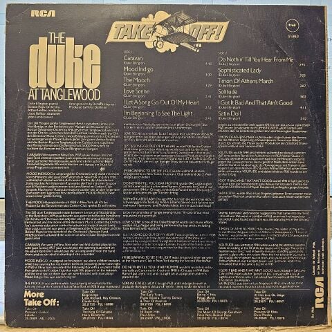 Duke Ellington - Boston Pops / Arthur Fiedler – The Duke At Tanglewood LP PLAK