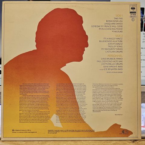 Dave Brubeck – Take Five LP PLAK