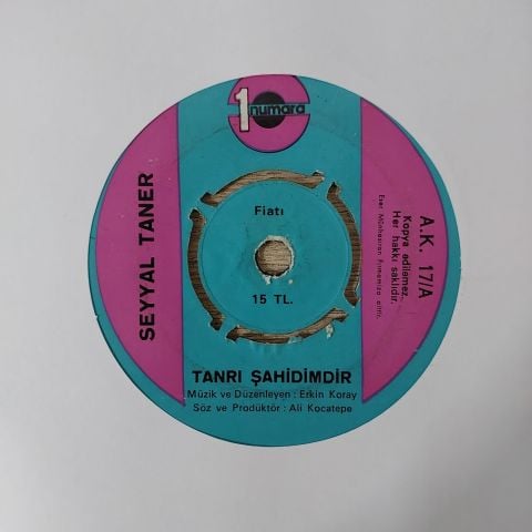 Seyyal Taner – Tanrı Şahidimdir / Şimdi Sen Varsın 45LİK PLAK