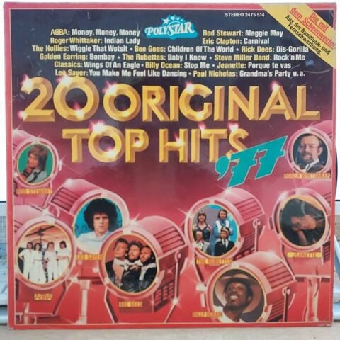 ÇEŞİTLİ SANATÇILAR - 20 ORİGİNAL TOP HİTS LP PLAK