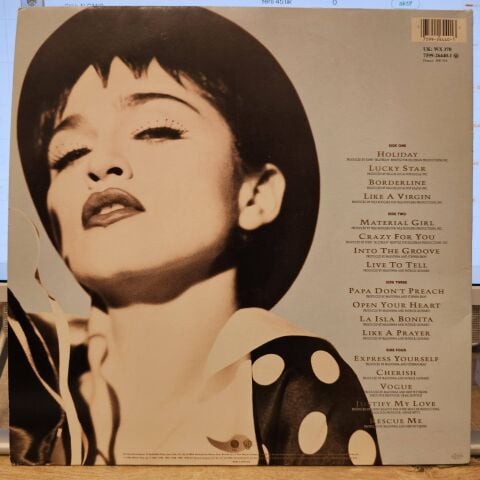 Madonna – The Immaculate Collection LP PLAK