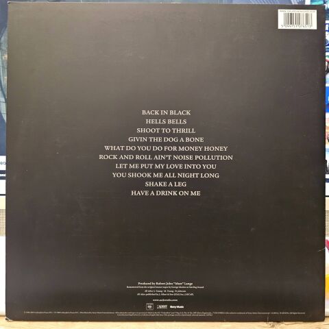 AC/DC – Back In Black LP PLAK