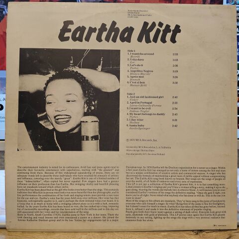 Eartha Kitt – Eartha Kitt LP PLAK (ÜSKÜDAR)