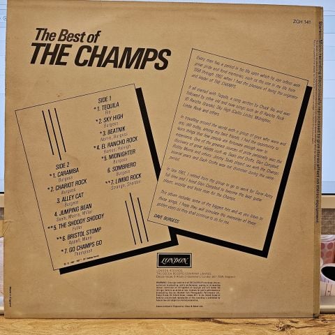 The Champs – The Best Of The Champs LP PLAK
