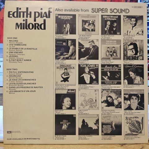 Edith Piaf – Milord LP PLAK