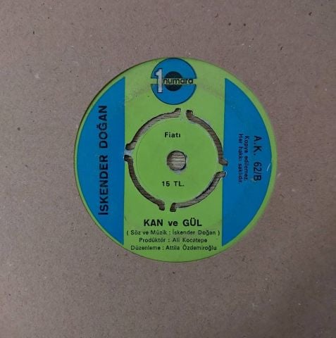 İskender Doğan – Hepsi Bizim / Kan Ve Gül 45LİK PLAK