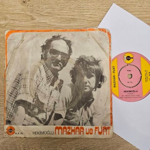 Mazhar Ve Fuat - Hekimoğlu 45LİK PLAK