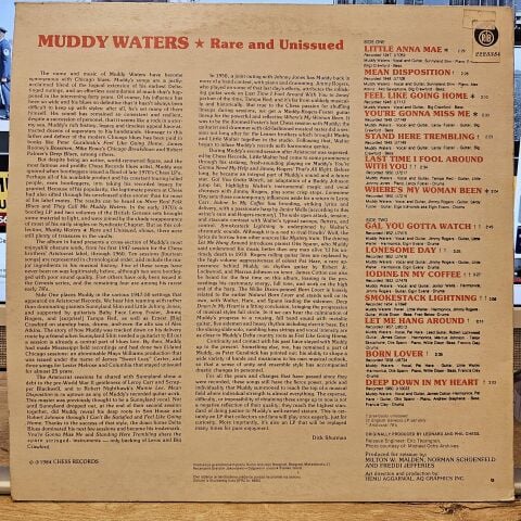 Muddy Waters – Rare And Unissued LP PLAK