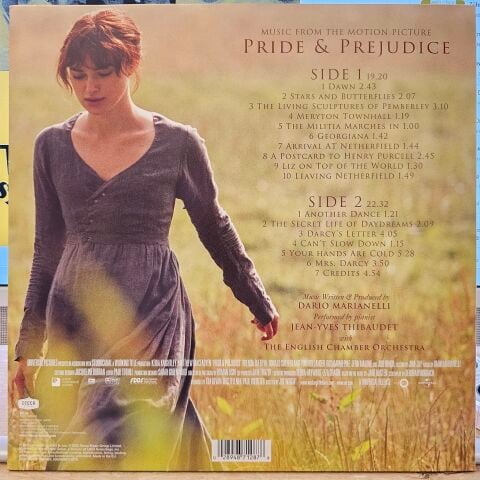 Dario Marianelli, Jean-Yves Thibaudet – Pride & Prejudice (Music From The Motion Picture) LP PLAK