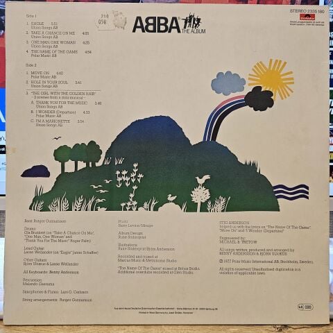 ABBA – The Album LP PLAK