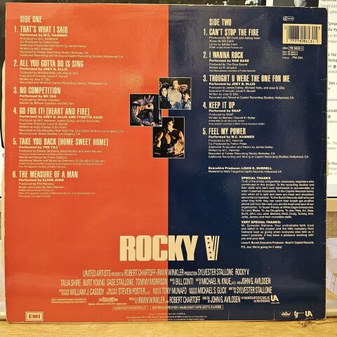 Various – Rocky V (Music From And Inspired By The Motion Picture) LP PLAK
