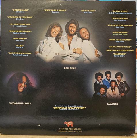 Various – Saturday Night Fever (The Original Movie Sound Track) LP PLAK