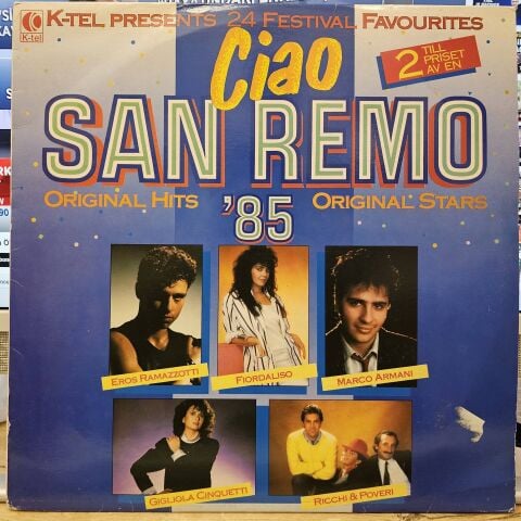 Various – Ciao San Remo '85 LP PLAK