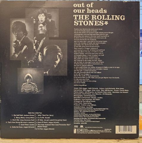 The Rolling Stones – Out Of Our Heads UK LP PLAK