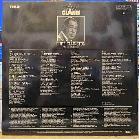 Duke Ellington – Jazz Giants LP PLAK