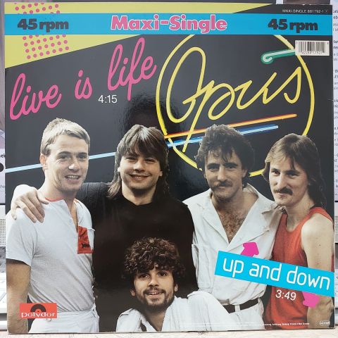 Opus – Live Is Life LP PLAK