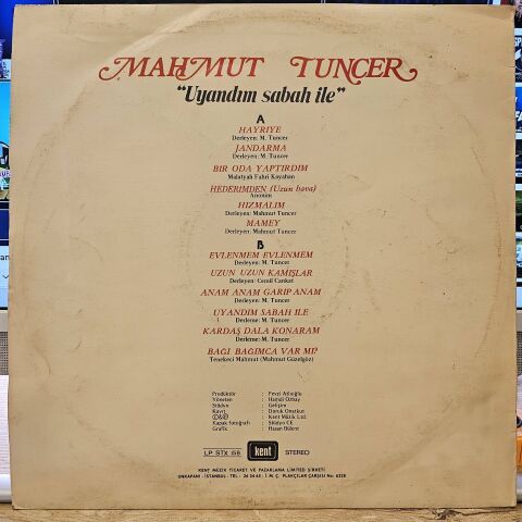 Mahmut Tuncer – Uyandım Sabah İle LP PLAK