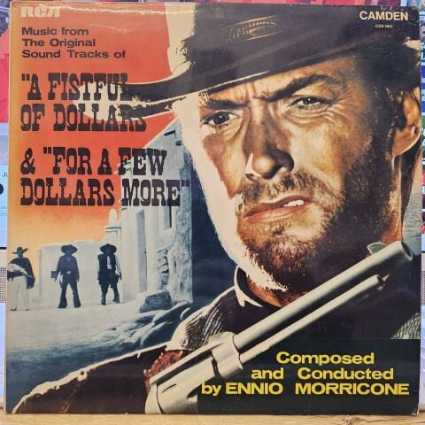 Ennio Morricone – Music From The Original Sound Tracks Of ''A Fistful Of Dollars'' & ''For A Few Dollars More'' LP PLAK...