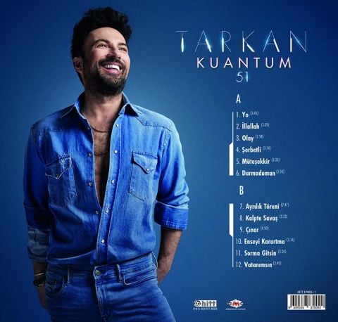 TARKAN - KUANTUM LP PLAK (RENKLİ PLAK MAVİ)