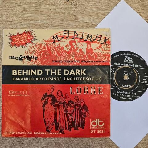 Moğollar – Behind The Dark (Karanlıklar Ötesinde) 45LİK PLAK