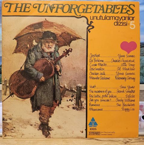 Various – The Unforgetables / Unutulmayanlar Dizisi: 5 LP PLAK