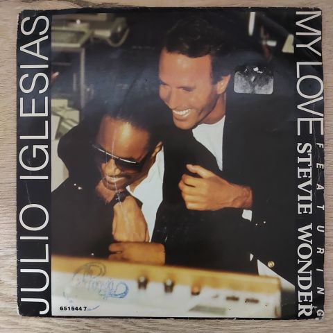 Julio Iglesias Featuring Stevie Wonder – My Love 45LİK PLAK