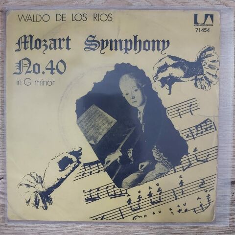 Waldo De Los Rios – Mozart Symphony No.40 In G Minor 45LİK PLAK
