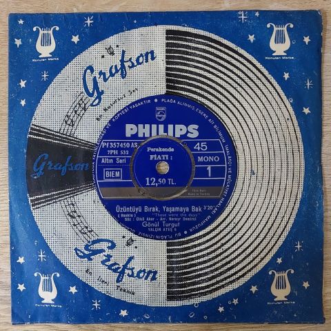 GÖNÜL TURGUT - ÜZÜNTÜYÜ BIRAK YAŞAMAYA BAK 45LİK PLAK