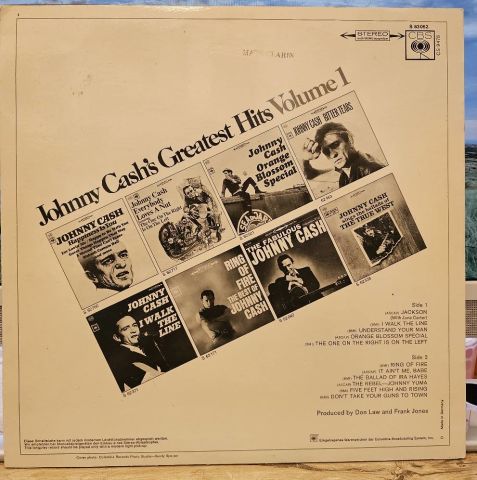 Johnny Cash – Greatest Hits Volume 1 LP PLAK