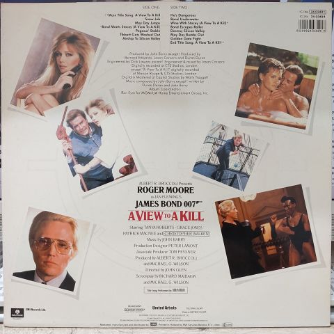 John Barry – A View To A Kill (Original Motion Picture Soundtrack) LP PLAK
