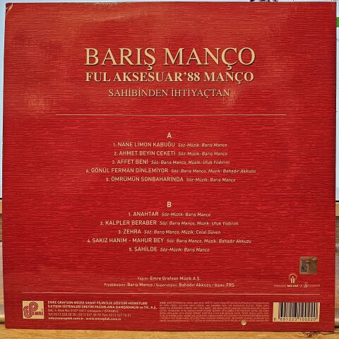 Barış Manço - Sahibinden İhtiyaçtan LP PLAK