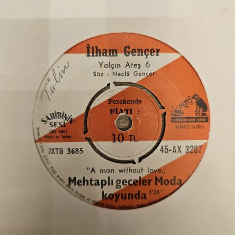 İlham Gençer – Ramona / Mehtaplı Geceler Moda Koyunda 45LİK PLAK