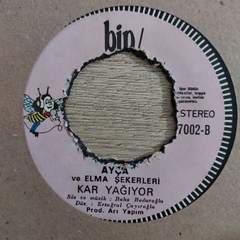 Ayça  Ve Elma Şekerleri – Küçük Kız / Kar Yağıyor 45LİK PLAK