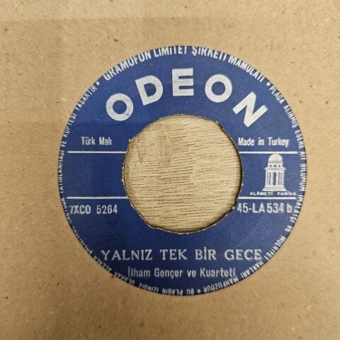 İLHAM GENÇER VE KUARTETİ - NE OLUR YAPMA 45LİK PLAK