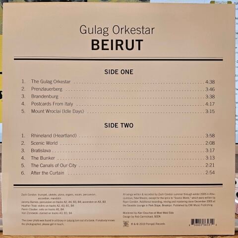 Beirut – Gulag Orkestar LP PLAK